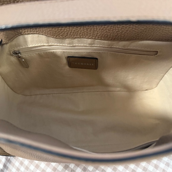 The Horse Clementine Taupe Leather Shoulder Crossbody - Picture 8 of 8